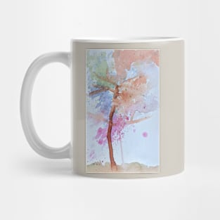 Splatter Tree Painting in the Style of Pollock Mug